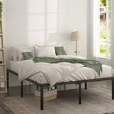 Fast Furnishings King 18 inch Platform Bed with Storage